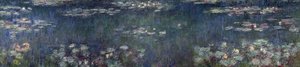 Waterlilies: Green Reflections, 1914-18 (venstre og højre sektion)